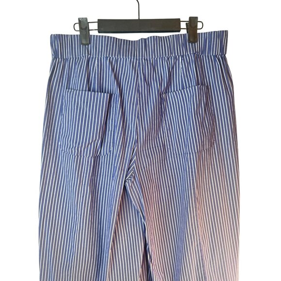 2/$30 ZARA Large Woman Blue & White Striped Culottes - Picture 9 of 14